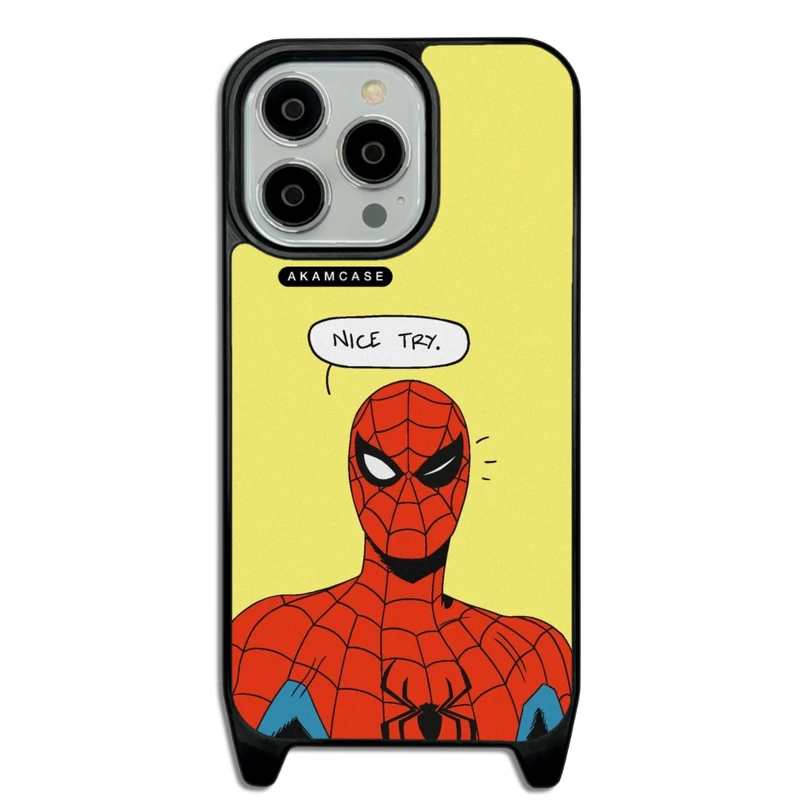 کاور آکام مدل AMC-WLA13PRO-SPIDER MAN10 مناسب برای گوشی موبایل اپل iPhone 13 Pro