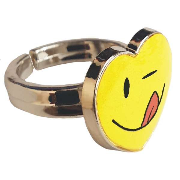 انگشتر دخترانه طرح استیکر کد027