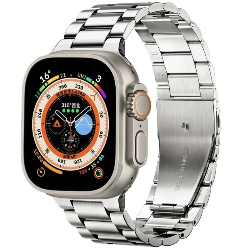 ساعت هوشمند 49 میلیمتر مدل Hw-89 Ultra 2 به همراه هدفون بلوتوثی و 6 بند سیلیکونی