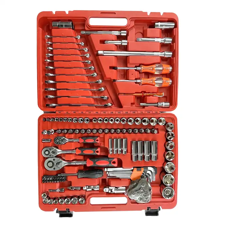 آچار بکس و سری آچار جی ان ترد کد 01 مجموعه 121 عددی