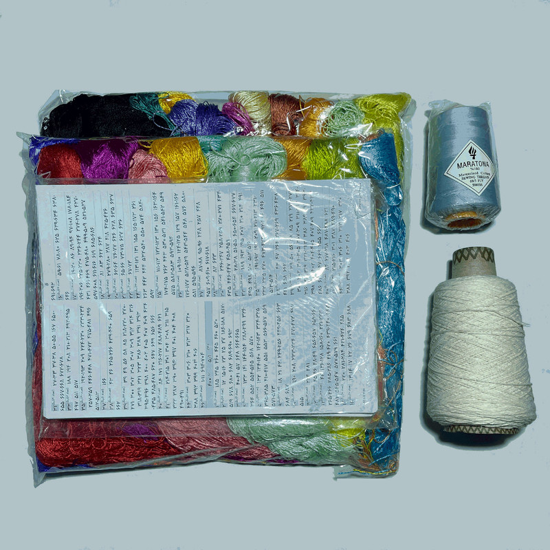 نخ و نقشه تابلوفرش مدل شکارگاه تمام ابریشم