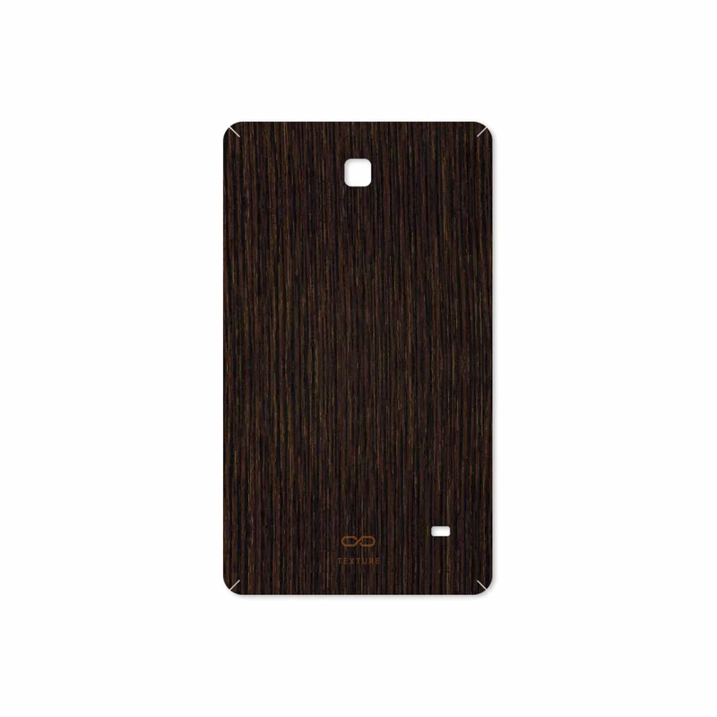 برچسب پوششی ماهوت مدل Dark-Gold-Stripes-Wood مناسب برای تبلت سامسونگ Galaxy Tab 4 7.0 2014 T231