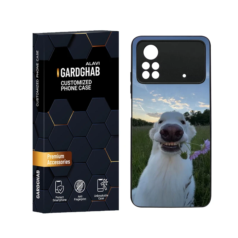 کاور گارد قاب علوی مدل دورژله ای حیوانات مناسب برای گوشی موبایل شیائومی Poco X4 Pro
