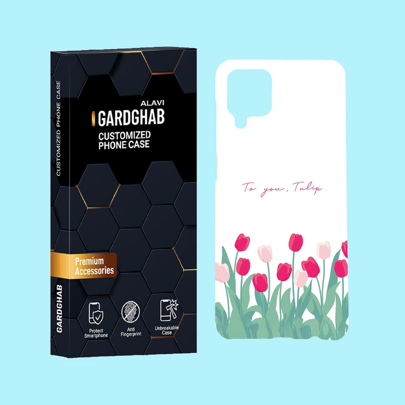 کاور گارد قاب علوی مدل گل مناسب برای گوشی موبایل سامسونگ Galaxy A12