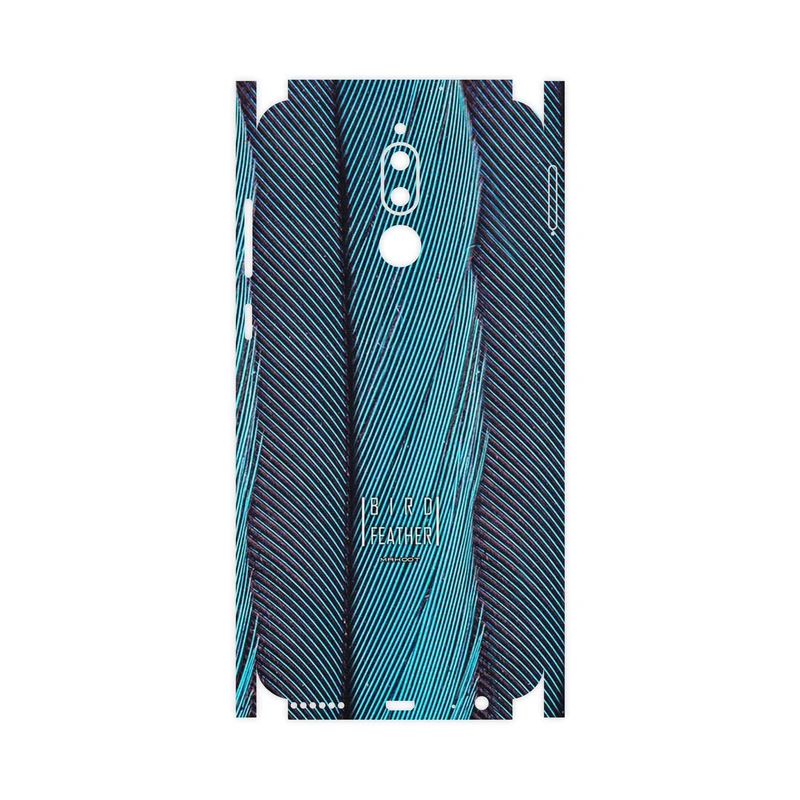 برچسب پوششی ماهوت مدل Turquoise feathers-FullSkin مناسب برای گوشی موبایل هوآوی Mate 10 Lite