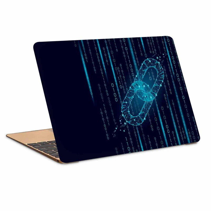 استیکر لپ تاپ طرح bitcoinکد p-1125مناسب برای لپ تاپ 15.6 اینچ