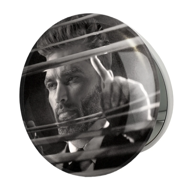 آینه جیبی خندالو طرح کاکا سنگی گیگاچاد  مدل تاشو کد 23333 