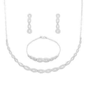 نیم ست طلا 18 عیار زنانه مدل C0037