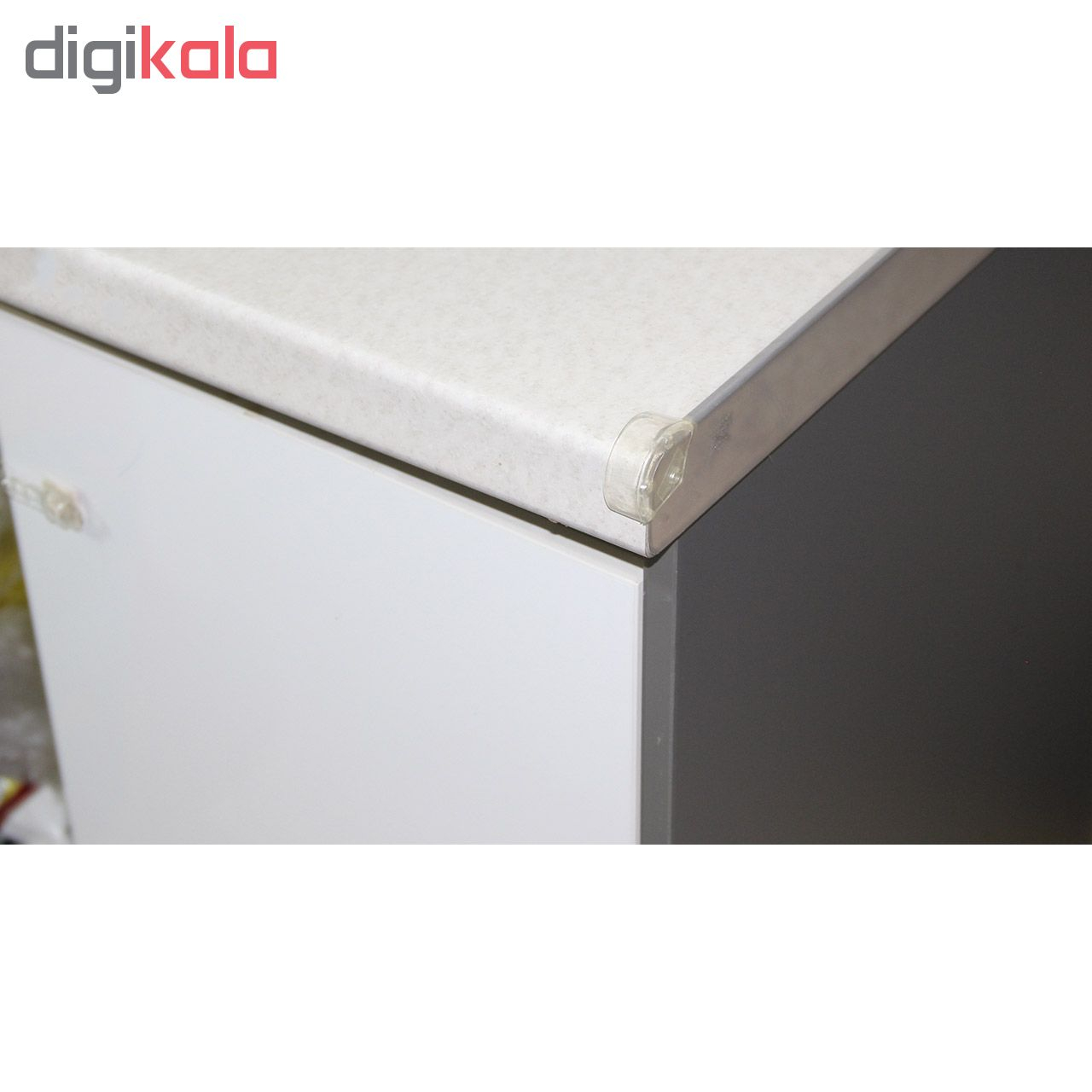 قفل کابینت عزیزی بسته 4 عددی به همراه محافظ لبه