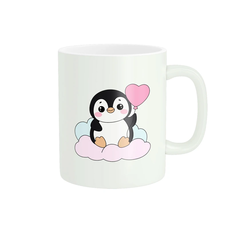 ماگ پاد آفرین طرح پنگوِئن کد 302