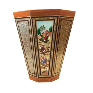 سطل خاتم لوح هنر طرح چوگان کد 1063