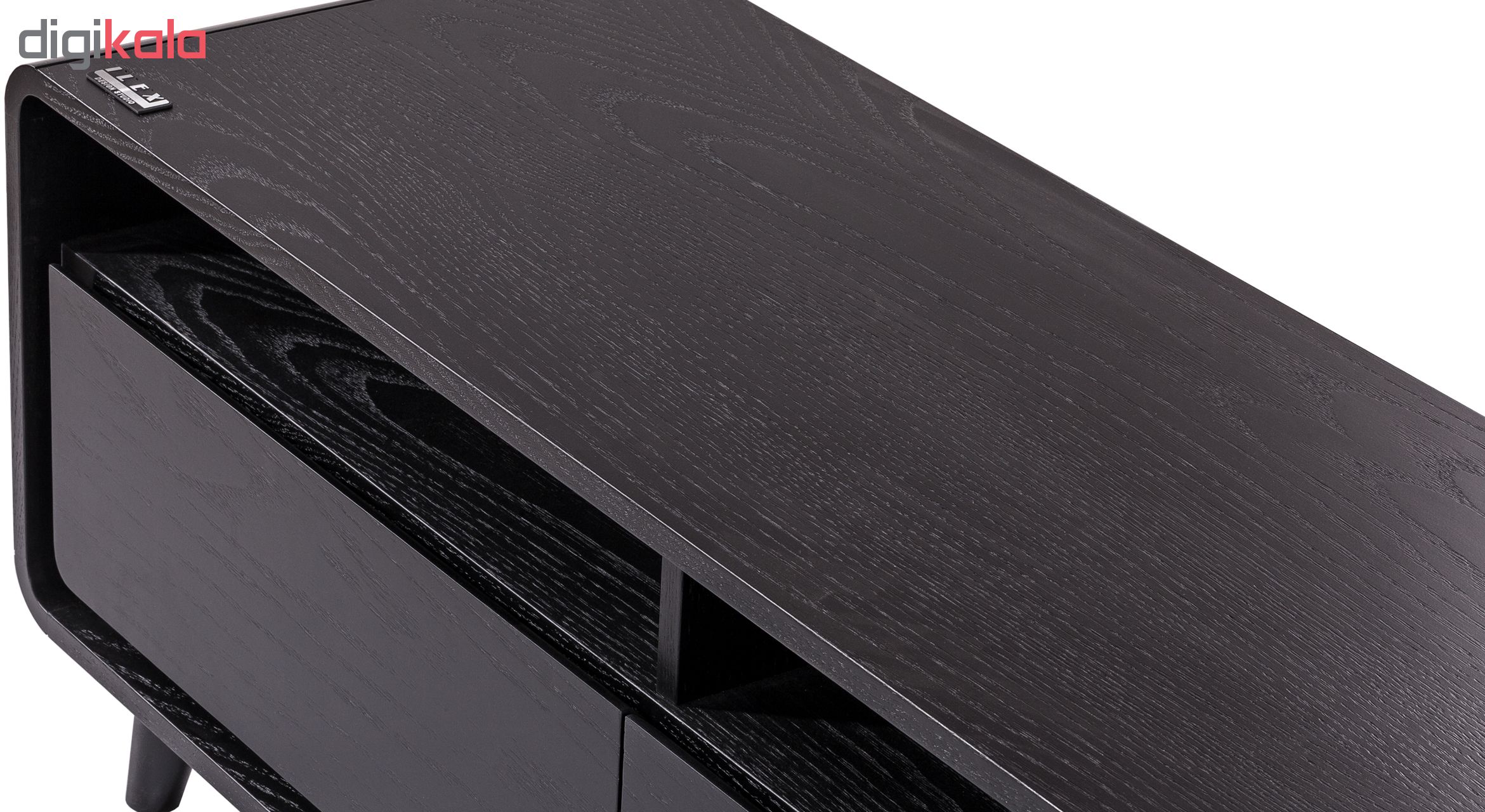 میز تلویزیون آیلکس مدل LONIZ 3D-BLACK WASH-200