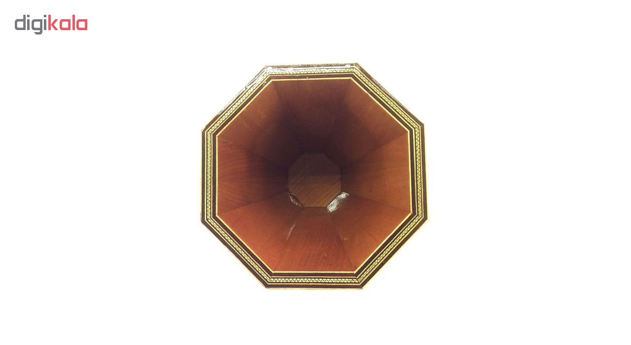 سطل خاتم لوح هنر طرح گل و پرنده کد 1064