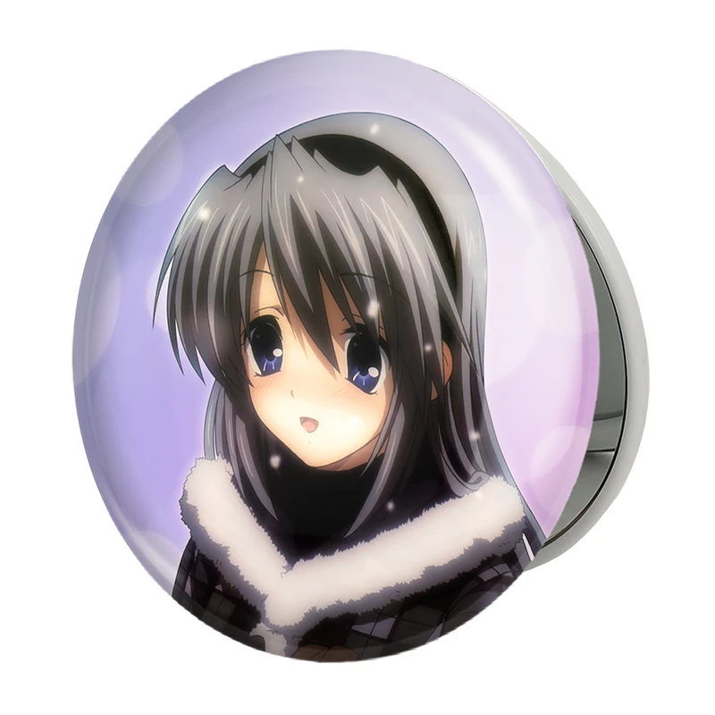 آینه جیبی خندالو طرح ساکاگامی انیمه کلند Clenned مدل تاشو کد 22401 