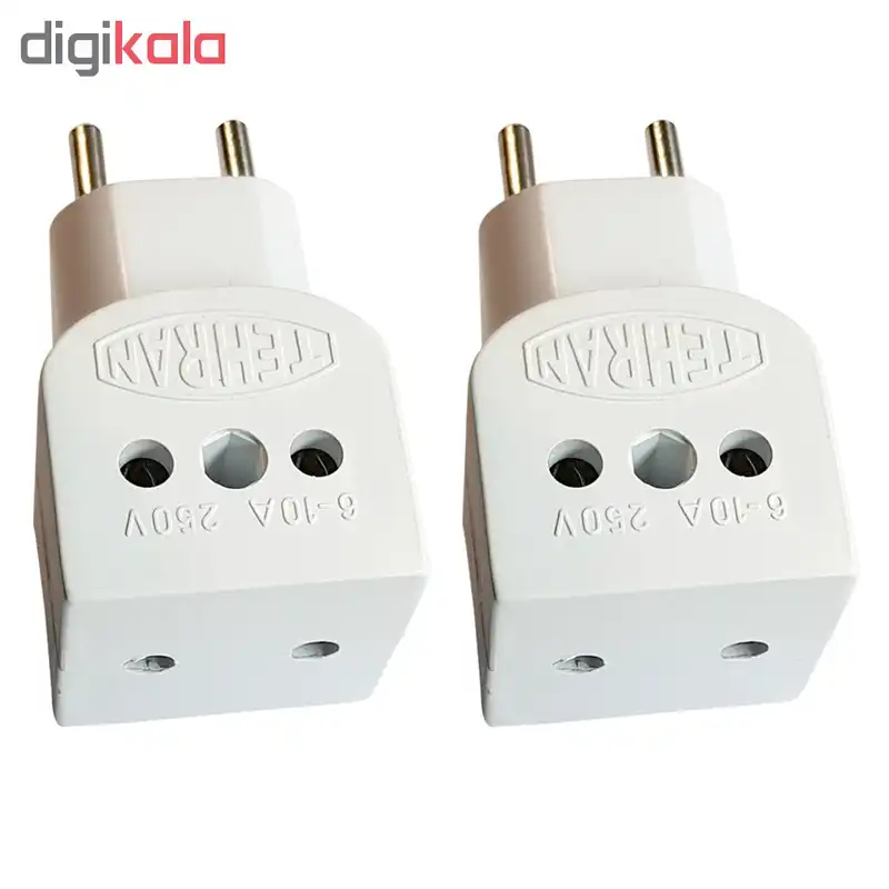 سه راهی برق تهران مدل مغزی برنجی بسته 2 عددی