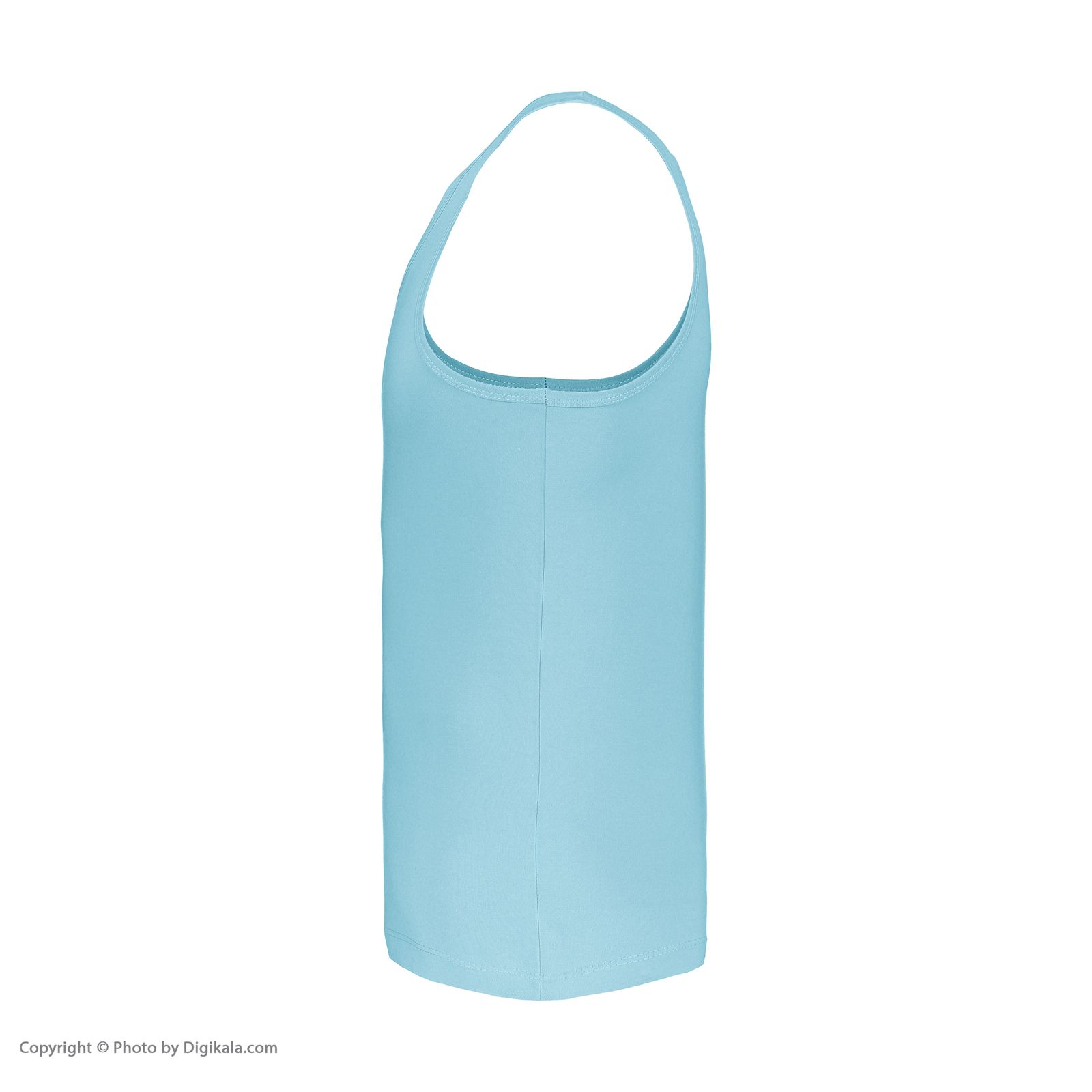 زیرپوش رکابی مردانه برهان تن پوش مدل 3-01 رنگ آبی فیروزه ای -  - 10