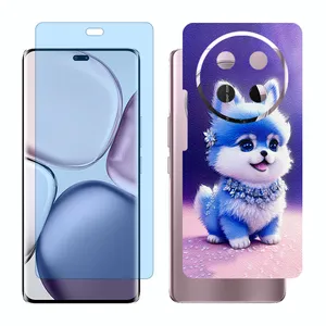 Glass Together model anti blue screen protector suitable for Honor X9c mobile phone with back cover sticker