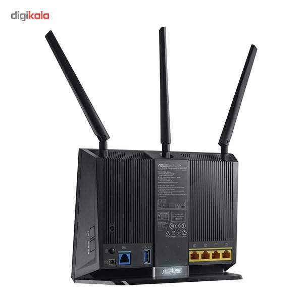 مودم-روتر ADSL/VDSL بی‌سیم و دوبانده ایسوس مدل DSL-AC68U