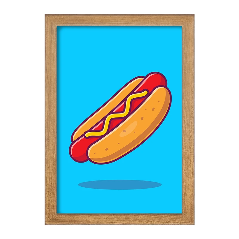 تابلو خندالو مدل فست فود هات داگ کد 29465