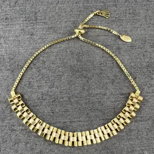 دستبند طلا 18 عیار زنانه دوست خوب مدل dk091