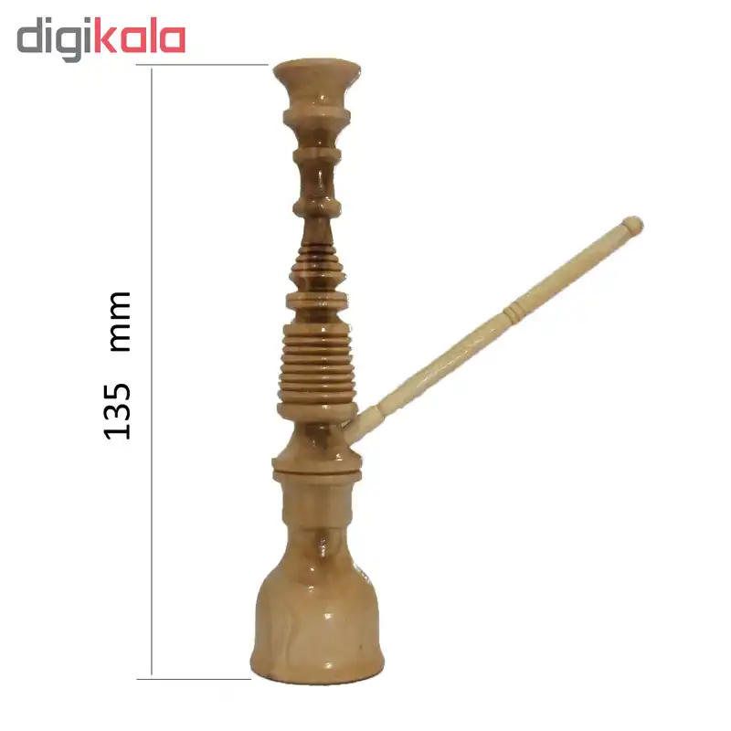 ماکت قلیان چوبی کد Am-Kh-gh-01