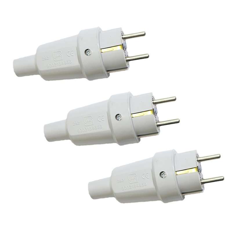 دوشاخه برق پارت الکتریک مدل 972 بسته 3 عددی دوشاخه برق پارت الکتریک مدل 972 بسته 3 عددی