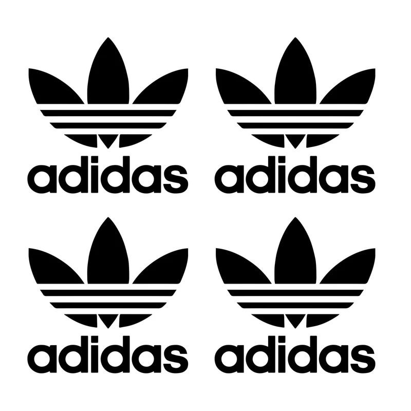 استیکر پارچه و لباس مدل برچسب dtf بسته 4 عددی