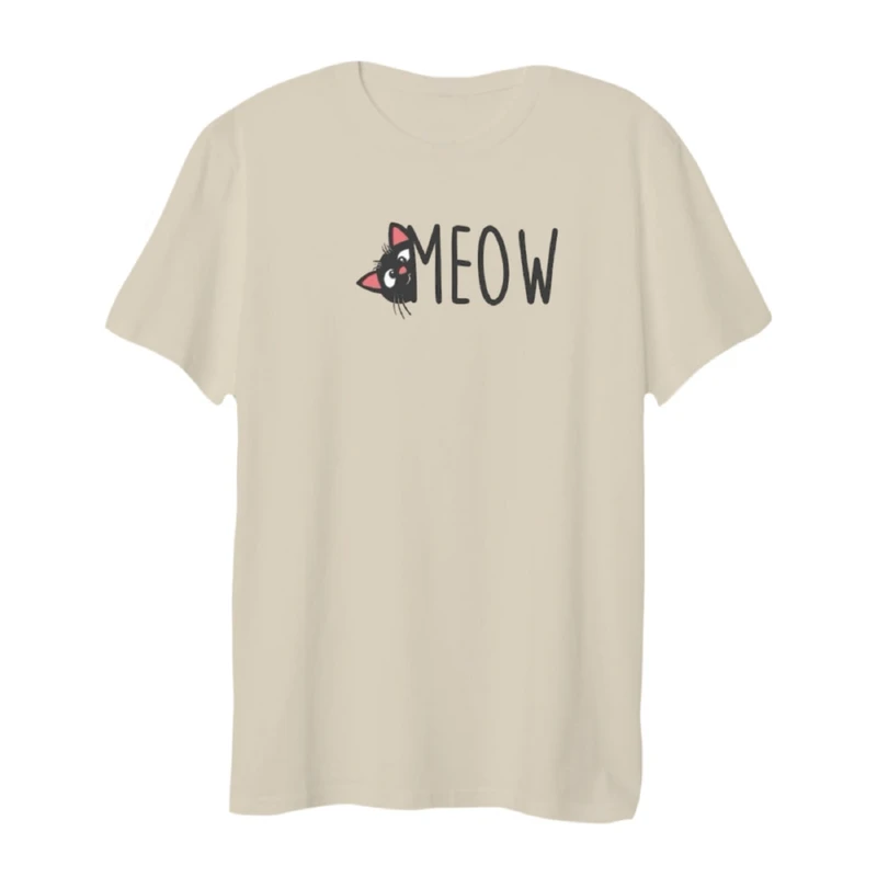 تی شرت لانگ زنانه مدل گربه کد ۱۸