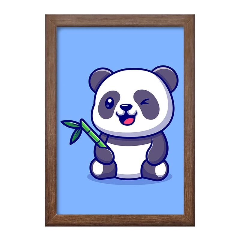 تابلو خندالو طرح حیوانات بامزه پاندا کد 25420