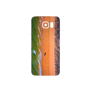 MAHOOT Beach and Green Sea Cover Sticker for Samsung Galaxy S6