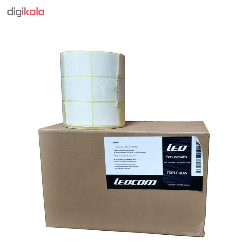 برچسب پرینتر لیبل زن لیوکام مدل 12X25