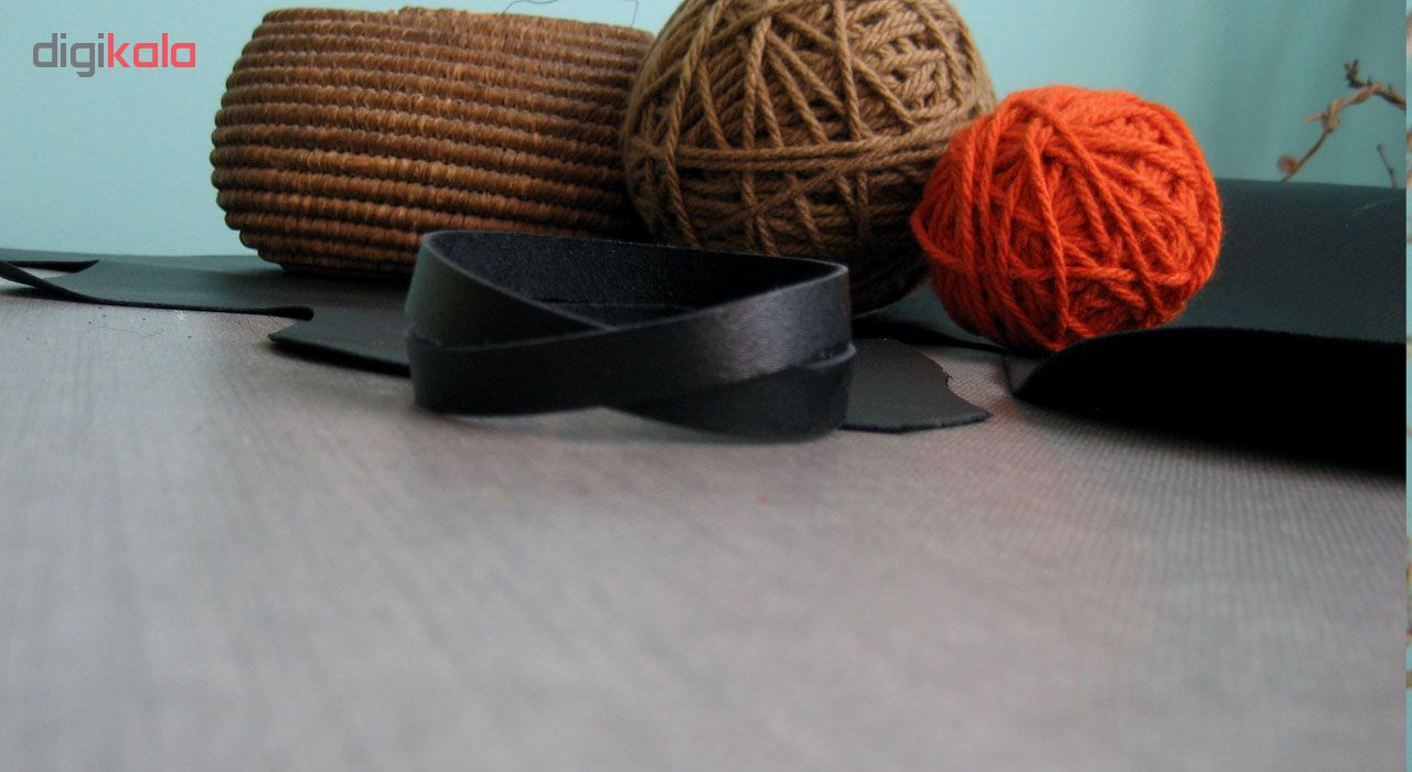 دستبند چرم گاوی دانوب مدل پرستو کد 001