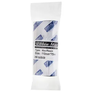 ریبون پرینتر لیبل زن ریبون استار مدل Wax/Resin-110-75