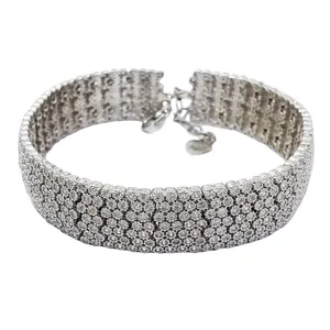 دستبند نقره گالری احد کد 4525