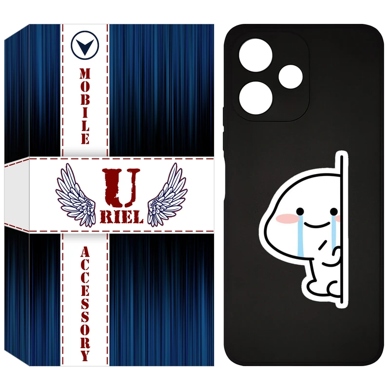 کاور یوریل مدل KSH کد 91 طرح اشک مناسب برای گوشی موبایل شیائومی Redmi 12 5G / Note 12R / Poco M6 Pro 5G