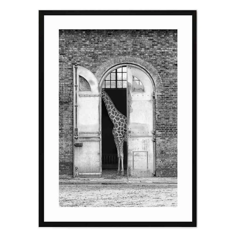 تابلو مدل Giraffe hiding کد 248901972