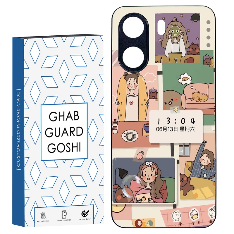 کاور قاب گارد گوشی طرح  عروسکی کد TPU-040 مناسب برای گوشی موبایل شیائومی REDMI 13C / POCO C65