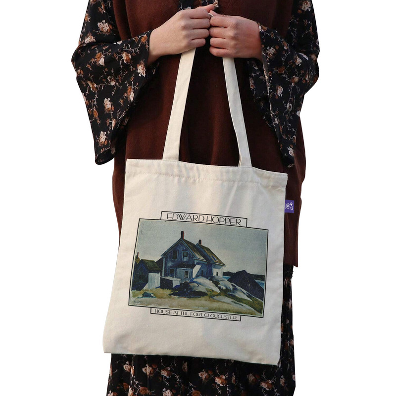 ساک خرید ترمه طراحان ایده مدل خانه در قلعه از هاپر کد art0519 - L