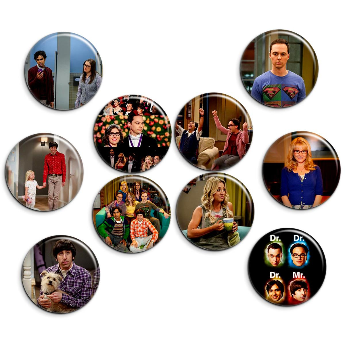 پیکسل پرمانه طرح big bang theory کد pmg.5300 مجموعه 10 عددی