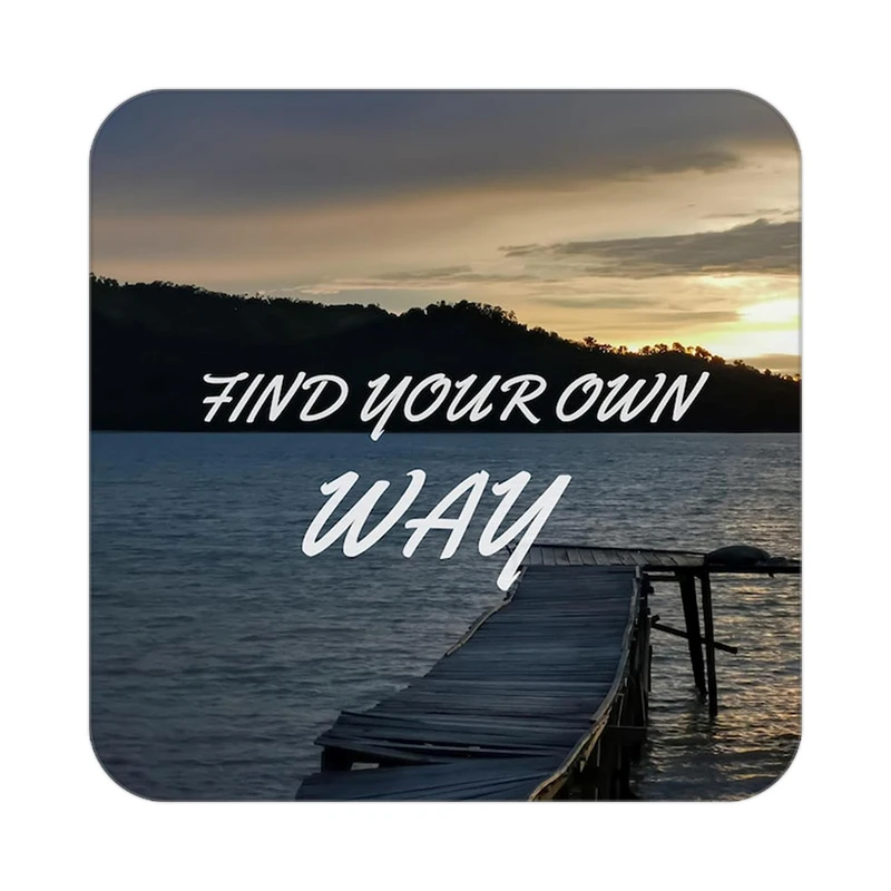 زیر لیوانی کاکتی طرح جملات انگیزشی و مثبت مدل mp25068