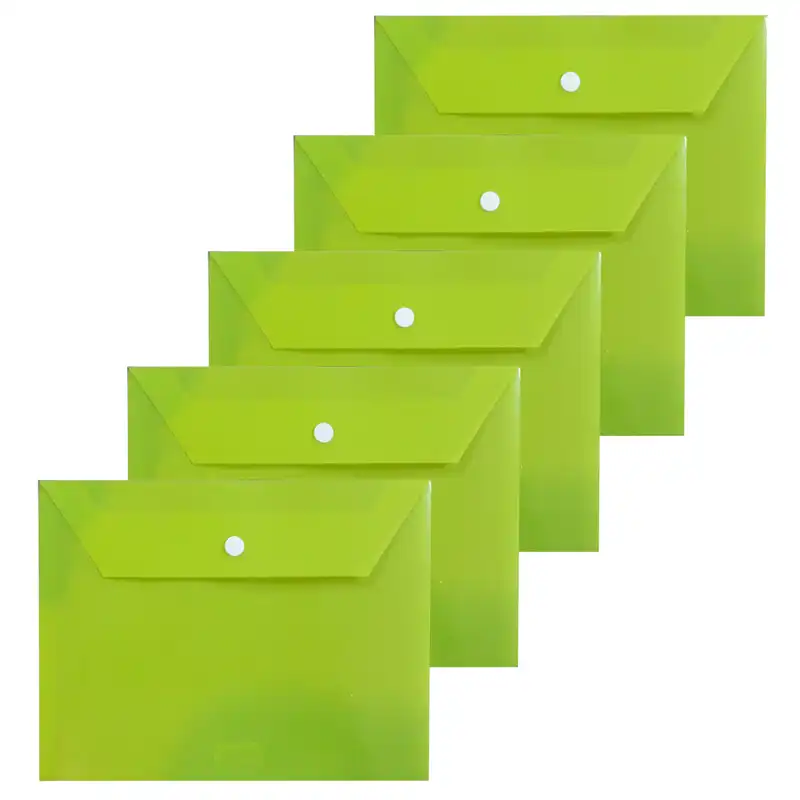 پوشه دکمه دار سهند مدل 370 سایز A5 بسته 5 عددی