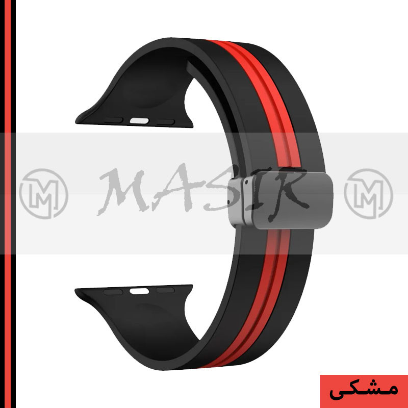 بند مسیر مدل Bracelet Correa Dual Color Magnetic مناسب برای ساعت هوشمند دی تی نامبر وان +DT NO.1 Ultra