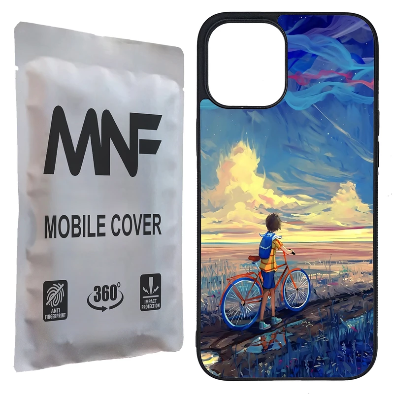 کاور ام ان اف طرح نقاشی دوچرخه کد P-062 مناسب برای گوشی موبایل اپل iPhone 12 Pro Max