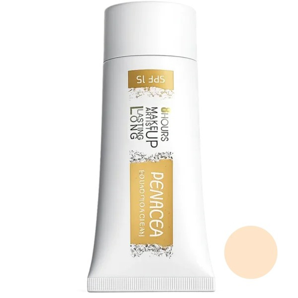 کرم پودر مایع SPF15 پنسیا مدل P1 شماره 03 مناسب برای انواع پوست حجم 30 میلی‌لیتر