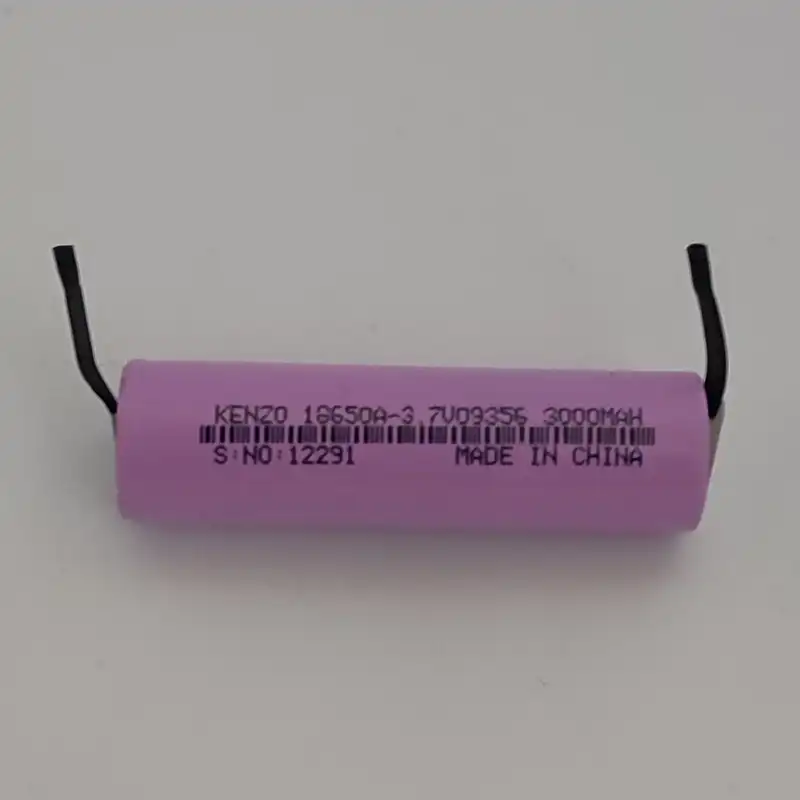 باتری لیتیوم یون قابل شارژ کنزو کد 18650 ظرفیت 3000 میلی آمپر ساعت