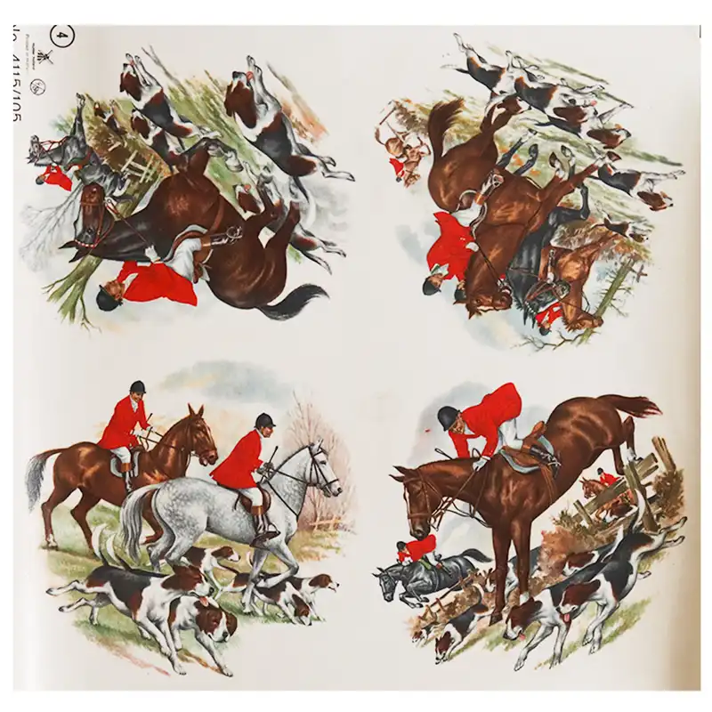 برچسب ترنسفر مدل کوره ای طرح اسب سوار