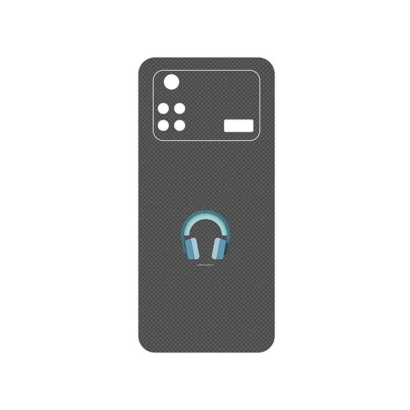 برچسب پوششی ماهوت مدل Minimal Headphone Icon مناسب برای گوشی موبایل شیائومی Poco M4 Pro 4G