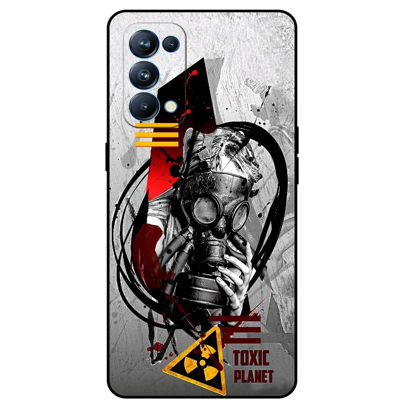 کاور مگافون طرح سمی مدل 2821 مناسب برای گوشی موبایل اوپو Reno 5 Pro 5G