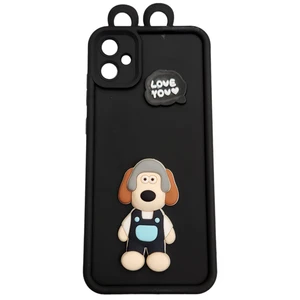 کاور طرح عروسکی برجسته مدل dog مناسب برای گوشی موبایل سامسونگ Galaxy A05