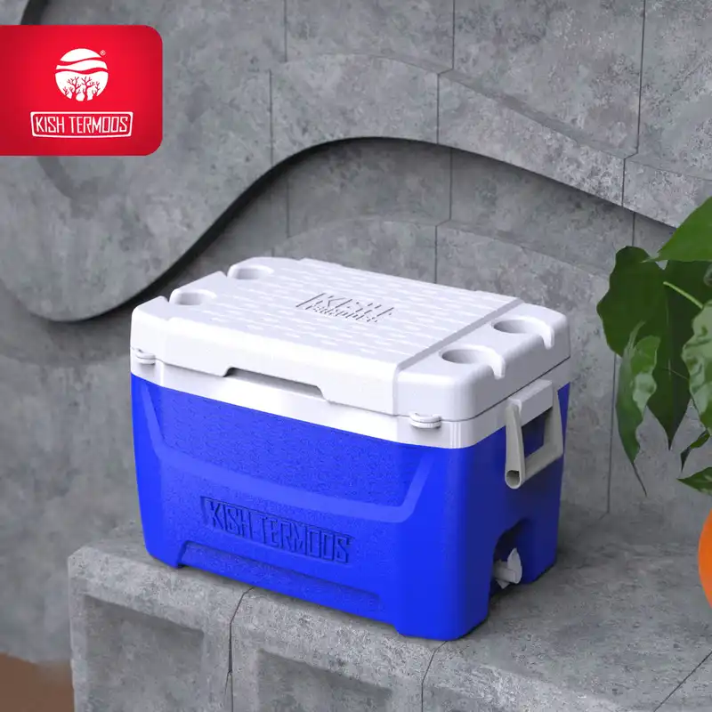 یخدان سفری کیش ترموس مدل شیر دار گنجایش 60 لیتر